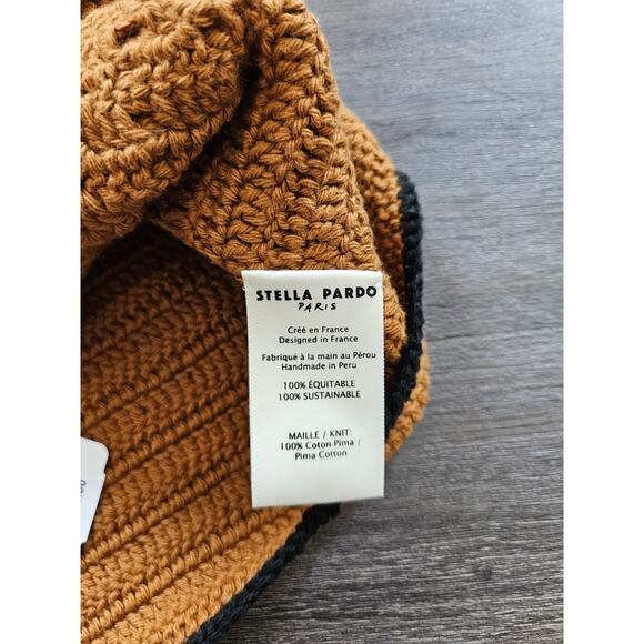 Stella Pardo Paris Orange Samira Knit Crop Top NWT Size Small - Picture 8 of 15